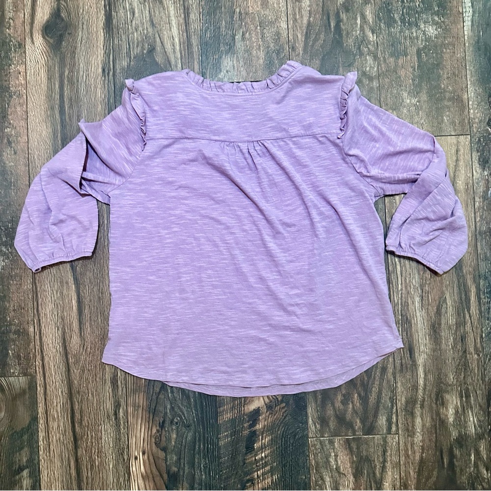 Beacon Apparel by Stitchfix 3/4 sleeve purple top size medium - Picture 9 of 11
